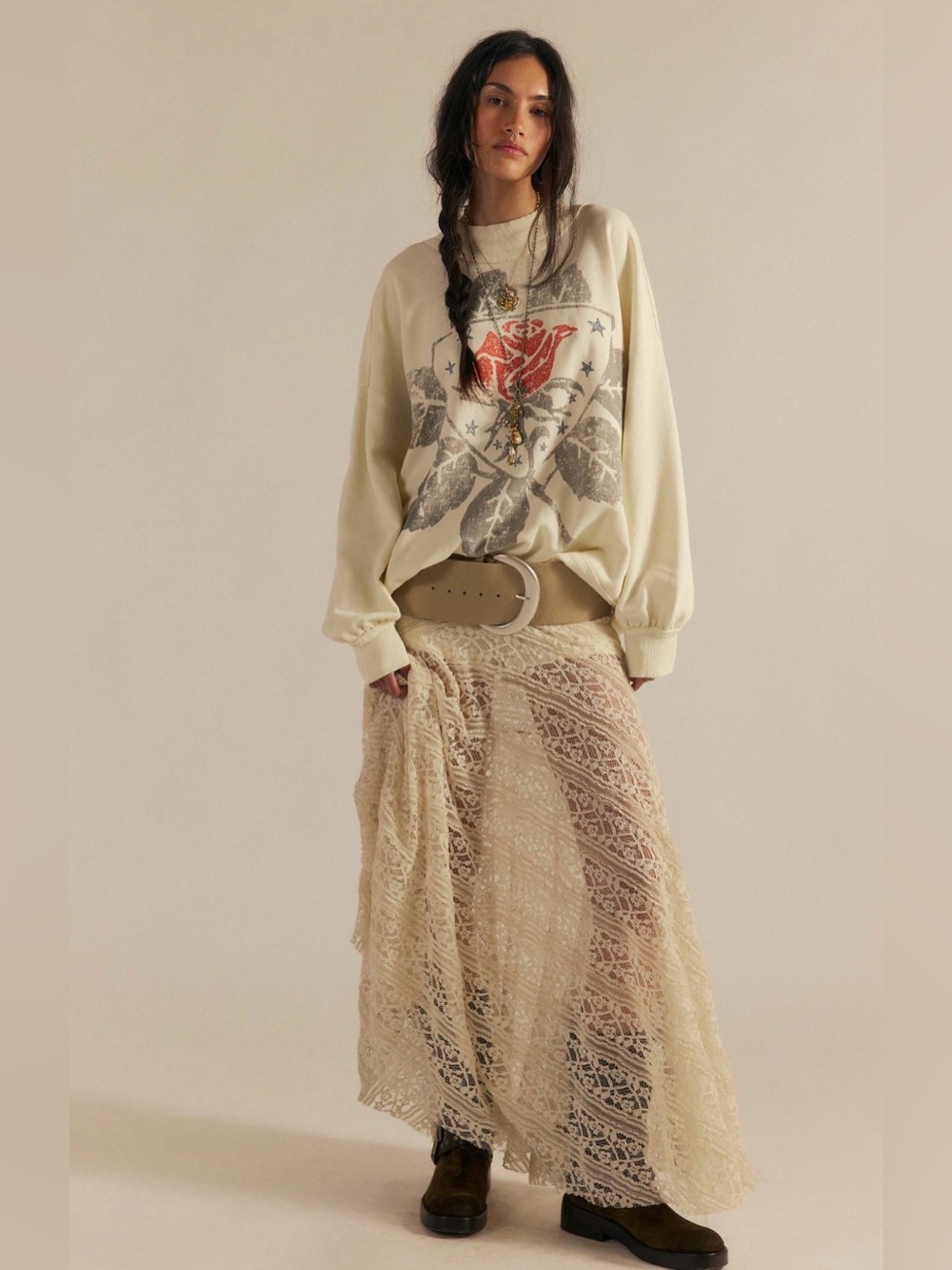 We The Free Palm Spring Graphic Pullover Sweater - Picture 3 of 5